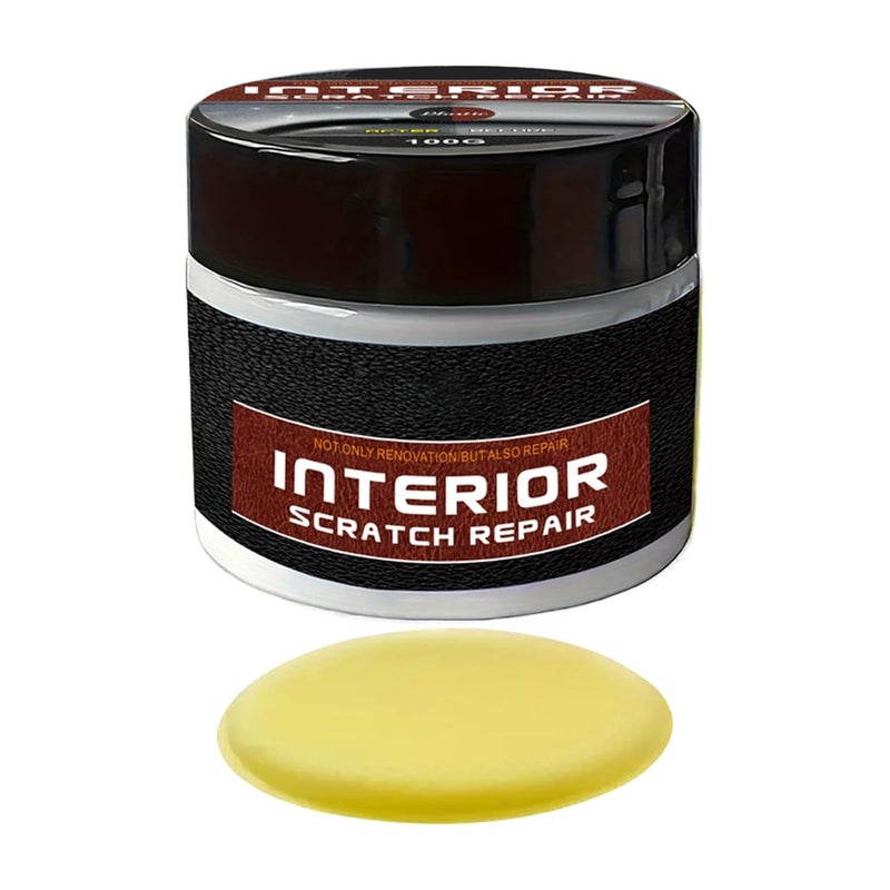 Mteawl Car Interior Scratch Remover, Multipurpose Dashboard Scratch Repair Kit, Vehicle Parts Restorer, Car Parts Refurbish Wax for Minor Scratches - Image 1